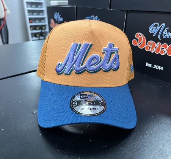 Nón Trucker AFrame Mets Cam Lưỡi Xanh