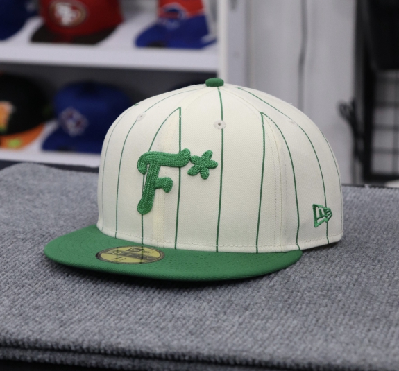 FITTED Le Fleur Sọc Xanh Lá