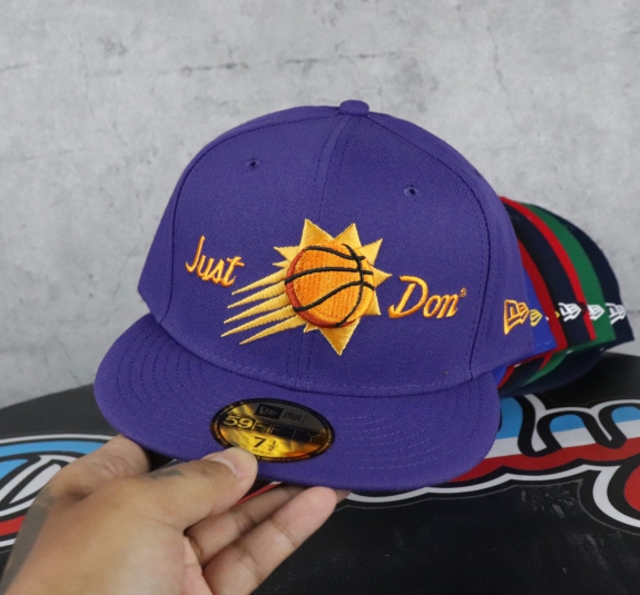 NÓN 59 FIFTY (BÍT ĐUÔI) BÓNG RỔ JUST DON SUN TÍM