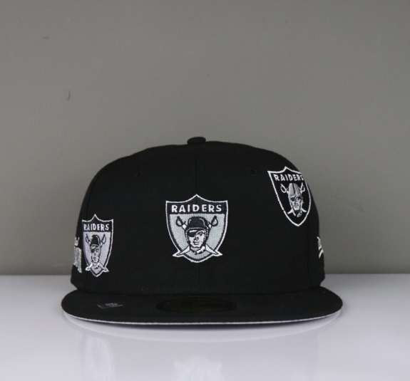 NÓN FITTED JUST DON RAIDERS SIZE 71/4