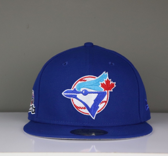 NÓN NEW ERA 59 FITTY BLUE JAYS SIDE PATCH XANH