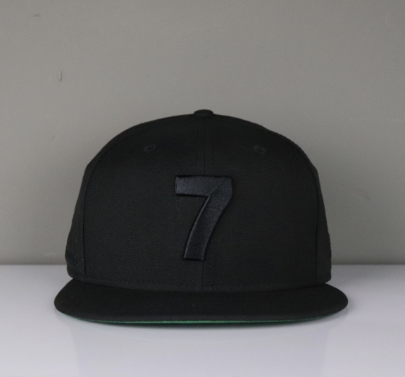 NÓN SNAPBACK 7 ĐEN TRƠNv