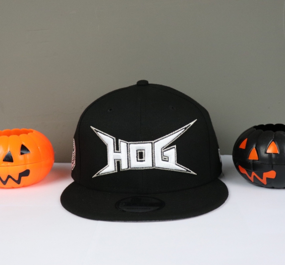 NÓN SNAPBACK HOG ĐEN LOGO TRẮNG