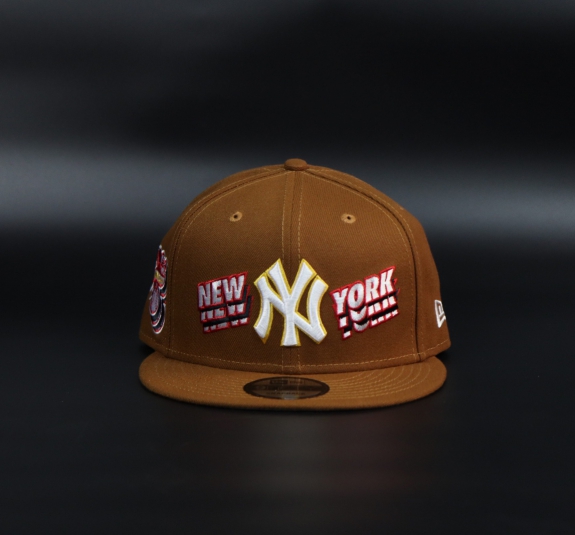 NÓN SNAPBACK NY NÂU LOGO TRẮNG