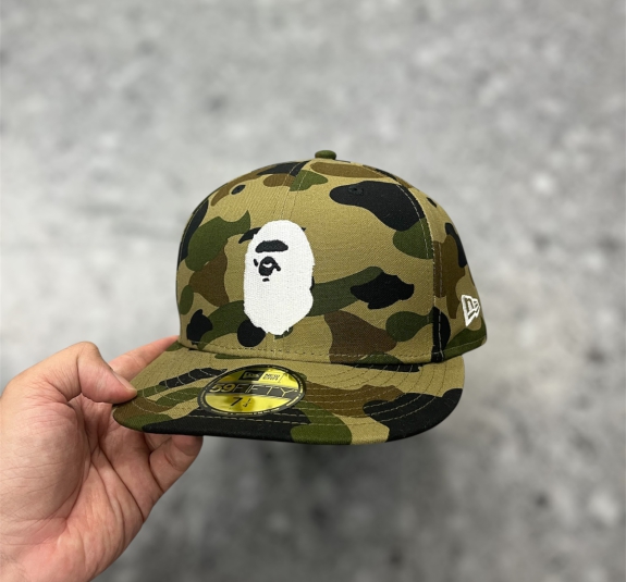 Nón Fitted Bape Camo