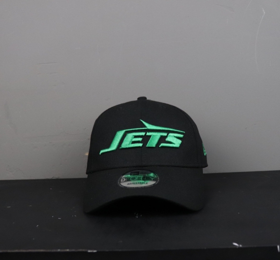 NÓN CONG NFL JETS ĐEN LOGO XANH