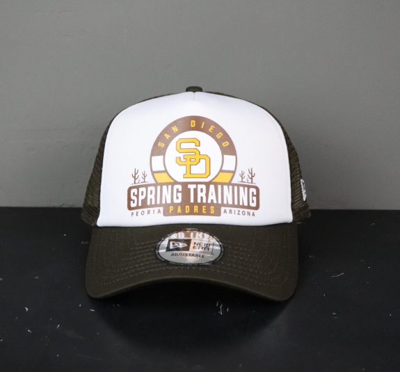 Nón Trucker Aframe Trắng Nâu SD